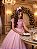 Vestido de Formatura Infantil Rosa Bebe Longo Dama Casamento - Imagem 7
