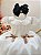 Vestido Infantil Off White Xadrez Strass Casamento com Bolero - Imagem 5
