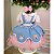 Vestido Infantil Menina Tematico Fazendinha Fazenda Rosa Bebe Salopete Jeans Lux - Imagem 2