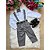 Conjunto Social de Menino Infantil Suspensório Festa Luxo Casamento Formatura - Imagem 2
