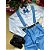 Conjunto Social de Menino Infantil Suspensório Festa Luxo Casamento Formatura - Imagem 3