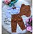 Conjunto Infantil Menino Social Colete Casamento Caramelo - Imagem 8
