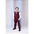 Conjunto Infantil Menino Social Colete Casamento Marsala - Imagem 5