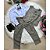 Conjunto Infantil Menino Social Colete Casamento Verde Militar - Imagem 3