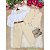Conjunto Infantil Menino Social Colete Casamento Palha Pajem - Imagem 4