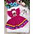 Vestido Capivara Romper Menina Mesversário Temático Festa Luxo - Imagem 2