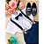 Conjunto Social Suspensorio Azul Marinho com Shorts - Imagem 4