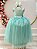 Vestido Infantil Longo Verde Menta Formatura Daminha Festas Luxo - Imagem 1