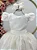 Vestido Infantil Formatura Festas Luxo Daminhas Marfim Off - Imagem 2
