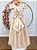 Vestido Infantil Formatura Festas Luxo Daminhas Dourado - Imagem 7
