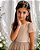 Vestido Infantil Formatura Festas Luxo Daminhas Dourado - Imagem 9