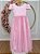Vestido Infantil Formatura Festas Luxo Daminhas Rosa - Imagem 8