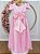 Vestido Infantil Formatura Festas Luxo Daminhas Rosa - Imagem 6