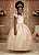 Vestido Infantil Menina Longo Dourado Formatura Daminha Casamento - Imagem 8