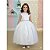 Vestido Infantil Longo Branco Festa Daminha Casamento - Imagem 5