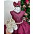 Vestido Infantil Longo Marsala Festa Daminha Casamento - Imagem 5