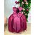 Vestido Infantil Longo Marsala Festa Daminha Casamento - Imagem 3
