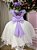 Vestido Infantil Jardim das Borboletas Midi Lilas l E Off - Imagem 8