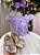 Vestido Infantil Jardim das Borboletas Midi Lilas l E Off - Imagem 9