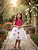 Vestido Infantil Jardim das Borboletas Midi Pink E Off - Imagem 2