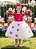 Vestido Infantil Jardim das Borboletas Midi Pink E Off - Imagem 9