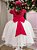 Vestido Infantil Jardim das Borboletas Midi Pink E Off - Imagem 7