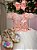 Vestido Infantil Jardim das Borboletas Midi Pessego E Off - Imagem 7