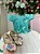 Vestido Infantil Jardim das Borboletas Midi Verde E Off - Imagem 7