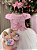 Vestido Infantil Jardim das Borboletas Midi Rosa Bebe E Off - Imagem 5