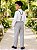Conjunto Social Pajem Camisa Branca com Calça e Susp.Cinza - Imagem 5