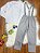 Conjunto Social Pajem Camisa Branca com Calça e Susp.Cinza - Imagem 7