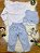 Conjunto Social Camisa Branca Calça e Colete Azul Claro - Imagem 4