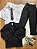 Conjunto Social Pajem Camisa Branca Calça Gravata e Terno Preto - Imagem 4