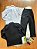 Conjunto Social Pajem Camisa Branca Calça Gravata e Terno Preto - Imagem 5
