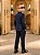 Terno Social Calça Azul Marinho e Camisa Branca Pajem - Imagem 3