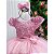 Vestido Infantil Rosa Casamento Formatura Festas Longo - Imagem 5