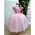 Vestido Infantil Rosa Casamento Formatura Festas Longo - Imagem 2