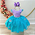 Vestido Infantil Apliques Fundo do Mar e Busto Plissado - Imagem 8