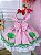 Vestido Infantil Jardim Encantado Rosa Festa Luxo - Imagem 3