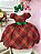 Vestido Infantil Vermelho Xadrez Natal Festas Luxo - Imagem 1