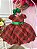 Vestido Infantil Vermelho Xadrez Natal Festas Luxo - Imagem 5