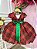 Vestido Infantil Vermelho Xadrez Natal Festas Luxo - Imagem 7