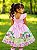 Vestido Infantil Fazendinha Rosa Pérolas Festas Luxo - Imagem 10