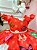 Vestido Infantil Vermelho Jardim das Borboletas Pérolas Natal - Imagem 4