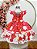 Vestido Infantil Vermelho Jardim das Borboletas Pérolas Natal - Imagem 9
