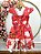 Vestido Infantil Vermelho Jardim das Borboletas Pérolas Natal - Imagem 11
