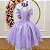 Vestido Infantil Lilas Bebe Bordado Jardim das Borboletas - Imagem 1