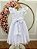 Vestido Infantil Branco Batizado Bordado Jardim das Borboletas - Imagem 6