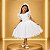 Vestido Infantil Branco Batizado Bordado Jardim das Borboletas - Imagem 7