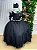 Vestido Infantil Longo Preto Formatura Tule Glitter Festa - Imagem 6
